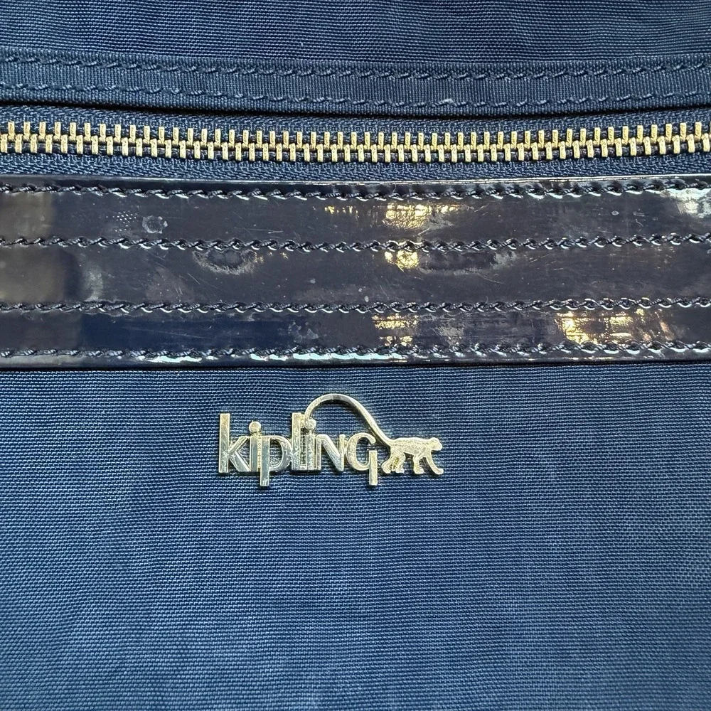 Kipling Adelaide‎ True Blue Patent Combo Crossbody Shoulder Bag HB6618-409